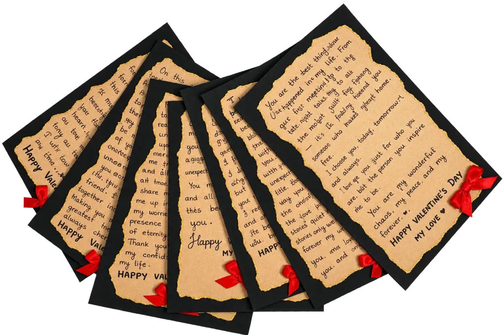 Valentine day letters