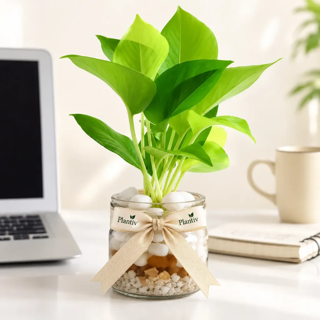 Money Plant Mason Jar Terrarium
